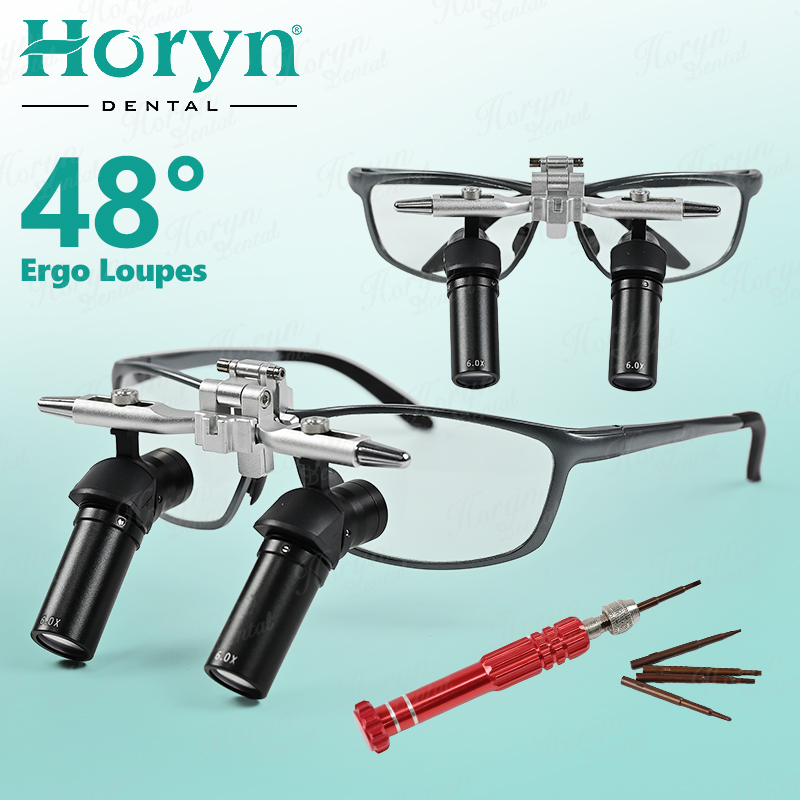 Medical Lab Equipment - Dental 48 ° Ergo Loupes 4X
