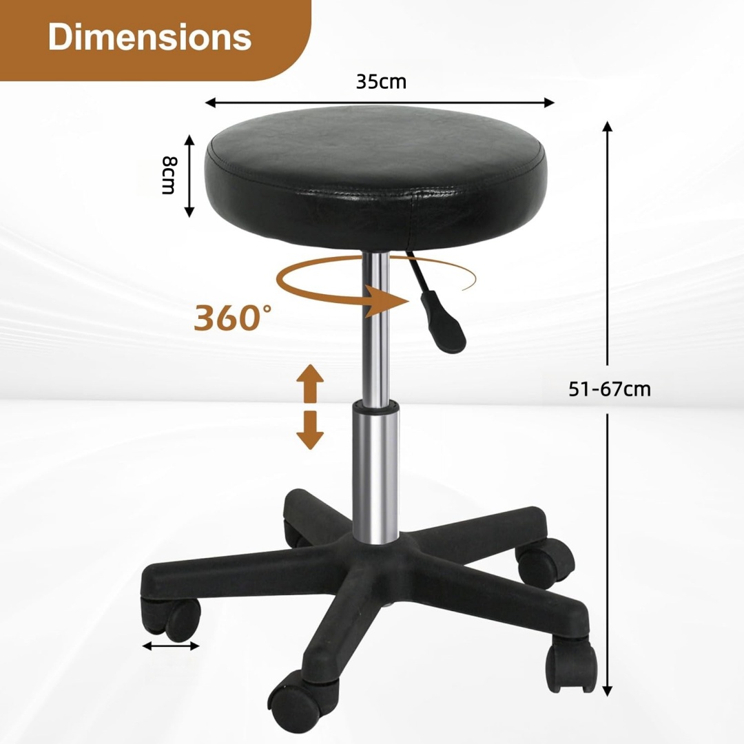 Rolling Stool With Wheels PVC  - Medical Lab Chair 评论和价格